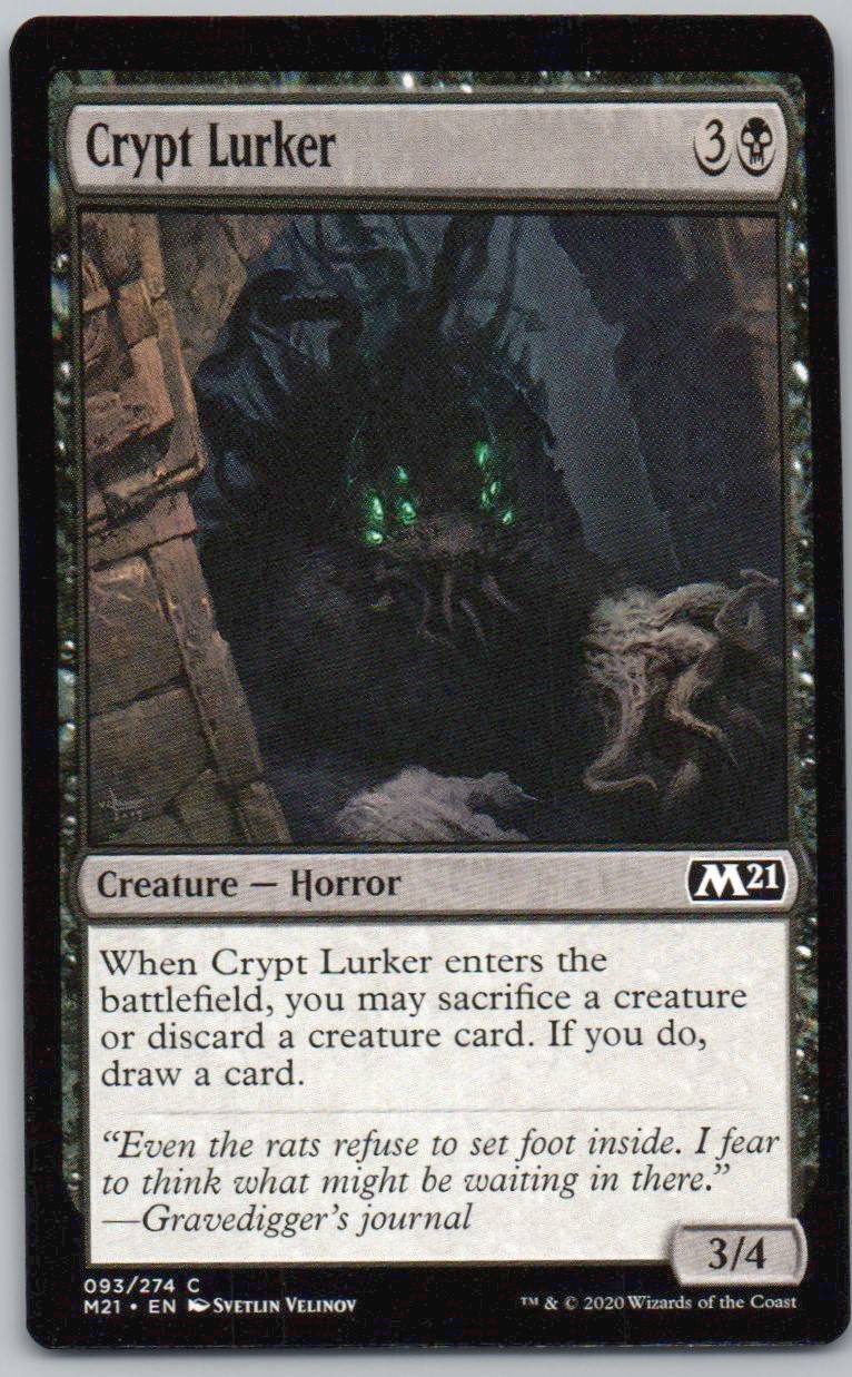 Crypt Lurker 93 0 Creature Card - Core Set 2021