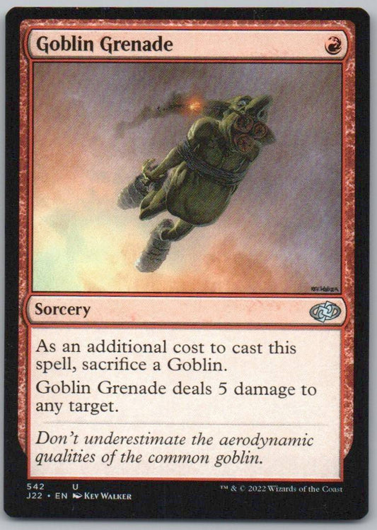 Goblin Grenade 542 Normal Sorcery Card - Jumpstart 2022