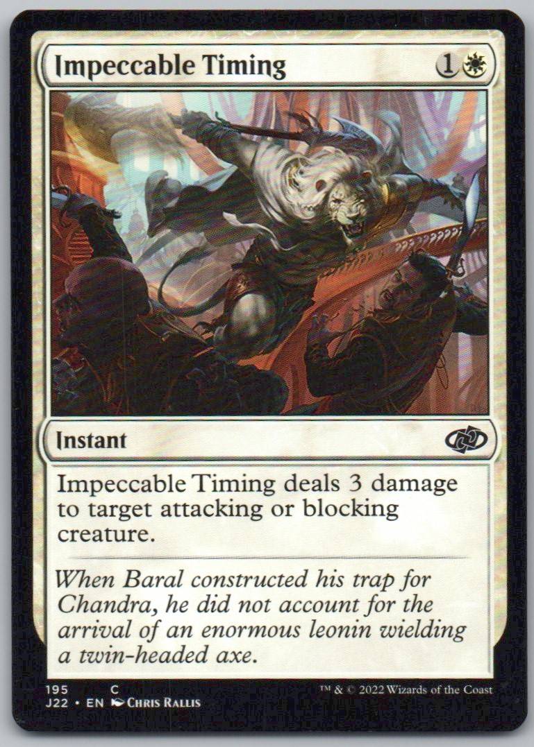 Impeccable Timing 195 Normal Instant Card - Jumpstart 2022