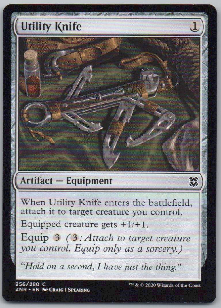 Utility Knife 256 Normal Artifact Card - Zendikar Rising