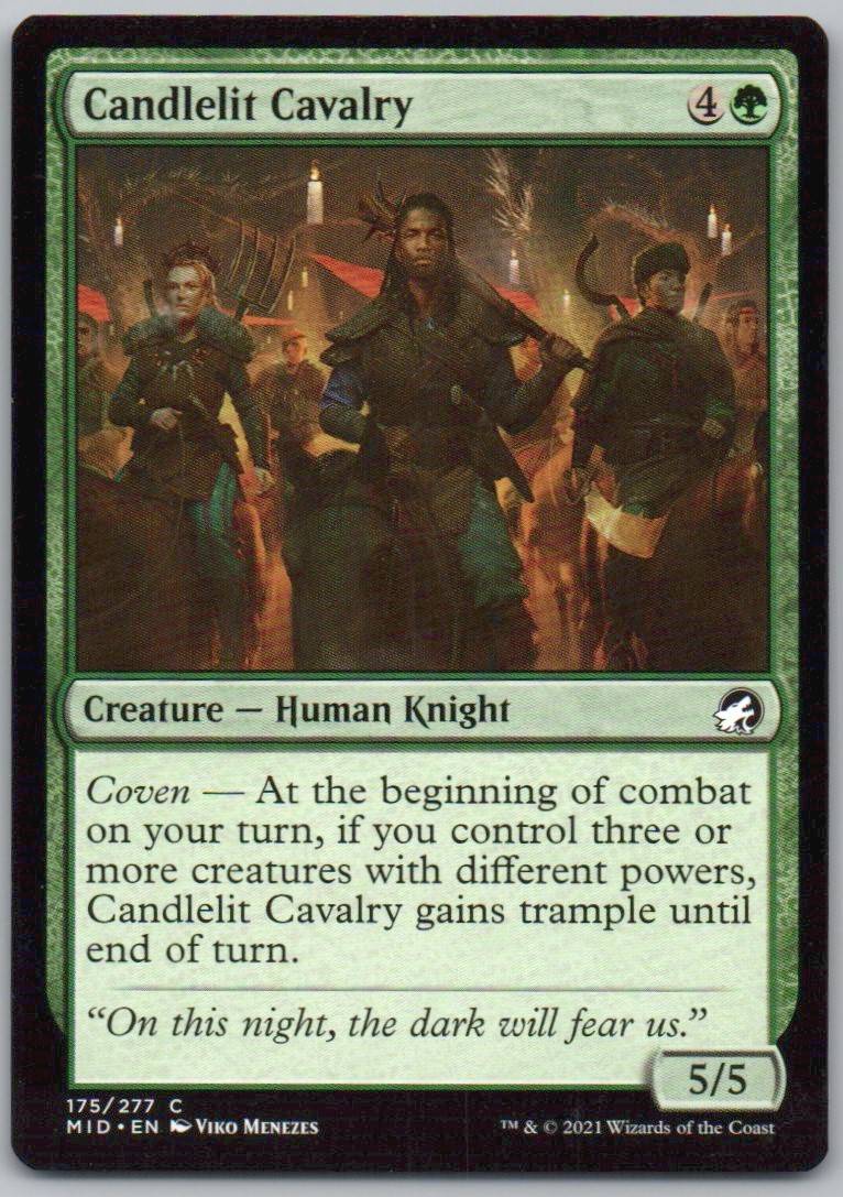Candlelit Cavalry 175 Normal Creature Card - Innistrad: Midnight Hunt