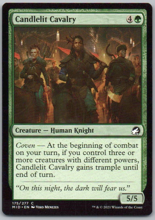 Candlelit Cavalry 175 Normal Creature Card - Innistrad: Midnight Hunt