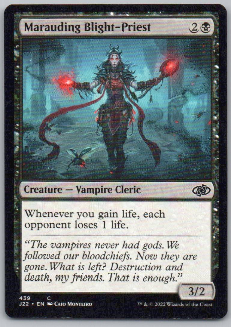 Marauding Blight-Priest 439 Normal Creature Card - Jumpstart 2022