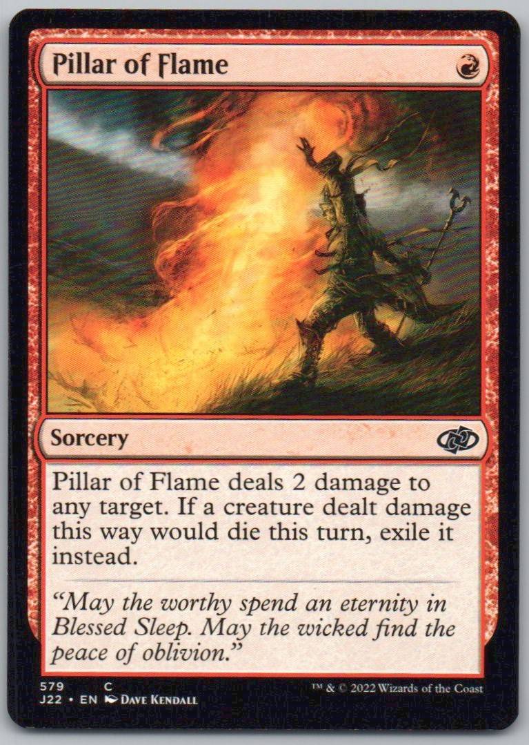 Pillar of Flame 579 Normal Sorcery Card - Jumpstart 2022