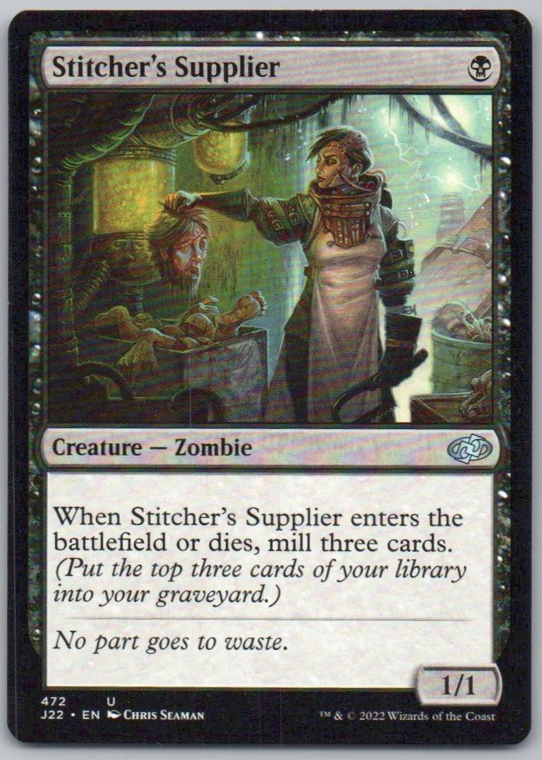 Stitcher's Supplier (472) 472 Normal Creature Card - Jumpstart 2022