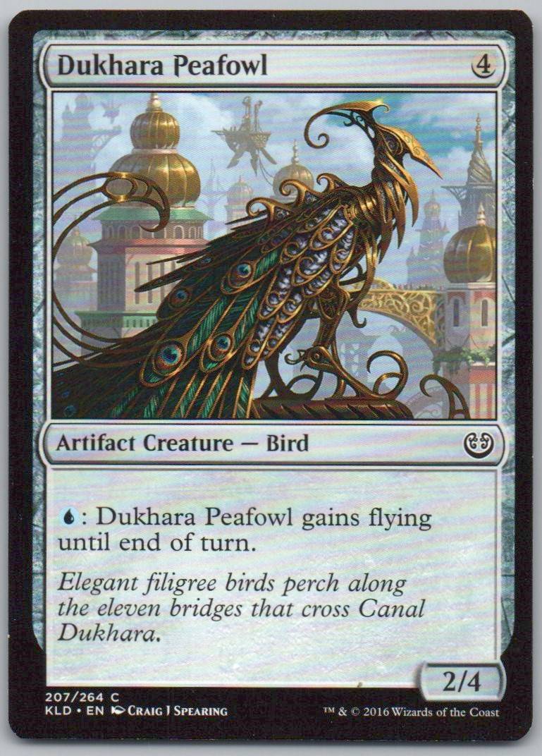 Dukhara Peafowl 207 Normal Artifact Card - Kaladesh