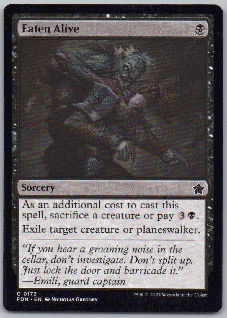 Eaten Alive 172 Normal Sorcery Card - Foundations