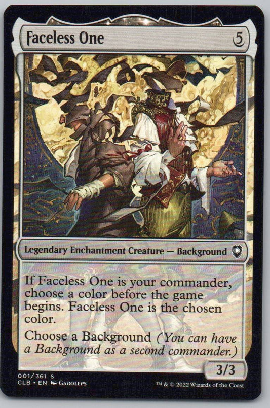 Faceless One 1 Normal Legendary Card - Commander Legends: Battle for Baldur's Gate