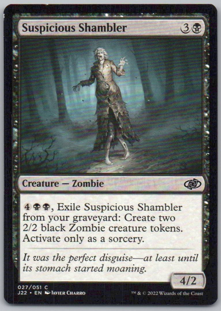 Suspicious Shambler 27 Normal Creature Card - Jumpstart 2022