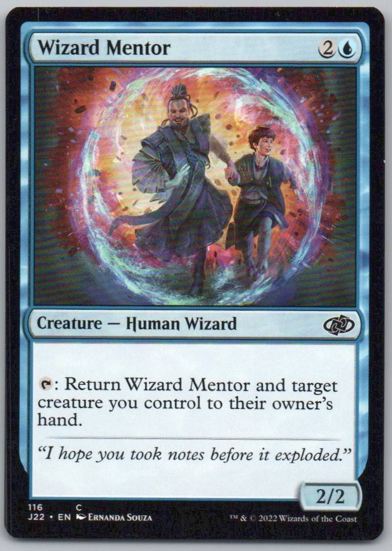Wizard Mentor 116 Normal Creature Card - Jumpstart 2022