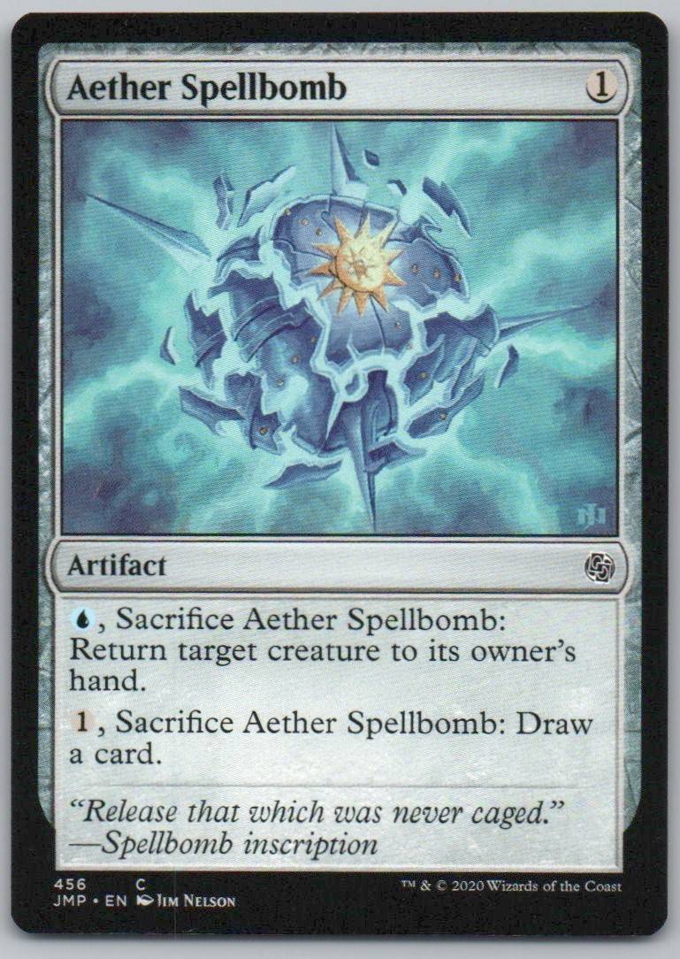 Aether Spellbomb 456 Normal Artifact Card - Jumpstart