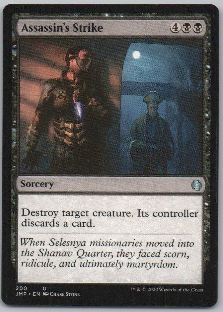 Assassin's Strike 200 Normal Sorcery Card - Jumpstart