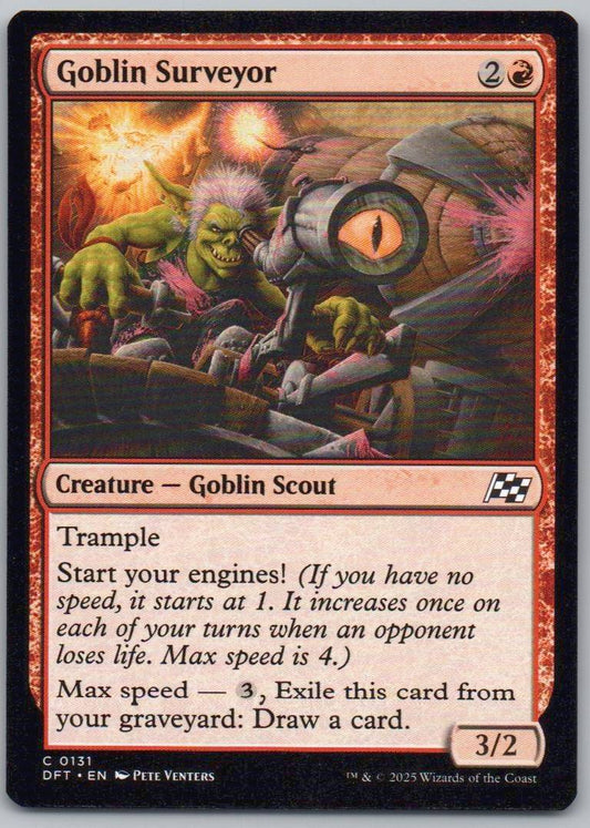 Goblin Surveyor 131 Normal Creature Card - Aetherdrift