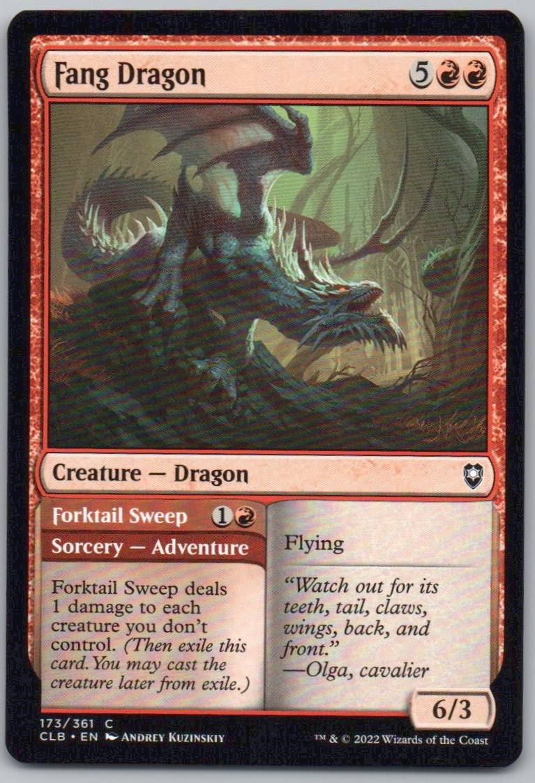 Fang Dragon 173 Normal Creature Card - Commander Legends: Battle for Baldur's Gate