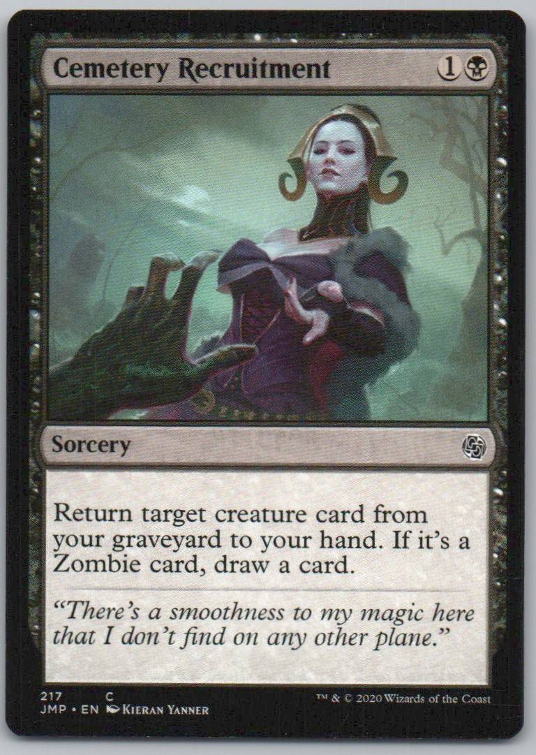 Cemetery Recruitment 217 Normal Sorcery Card - Jumpstart