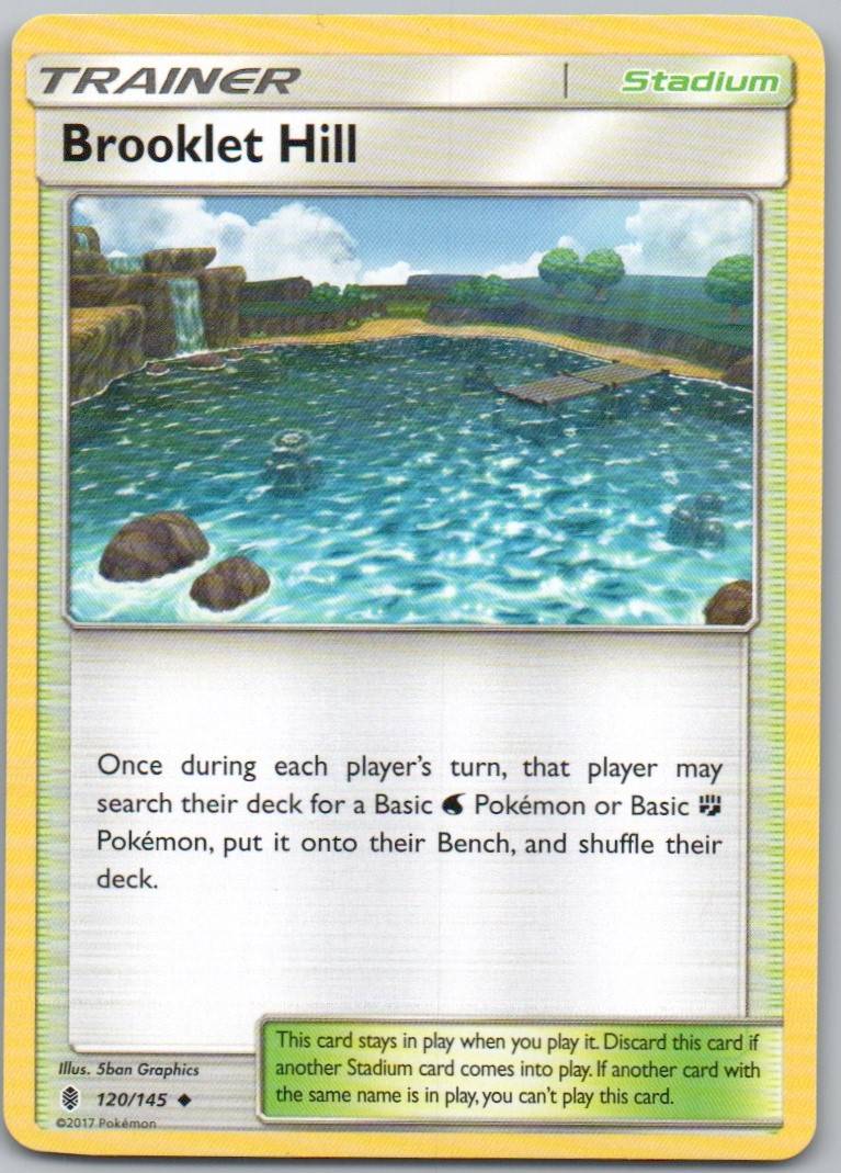 Brooklet Hill 120 Normal Trainer Card - Guardians Rising
