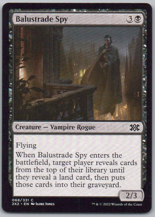 Balustrade Spy 68 Normal Creature Card - Double Masters 2022