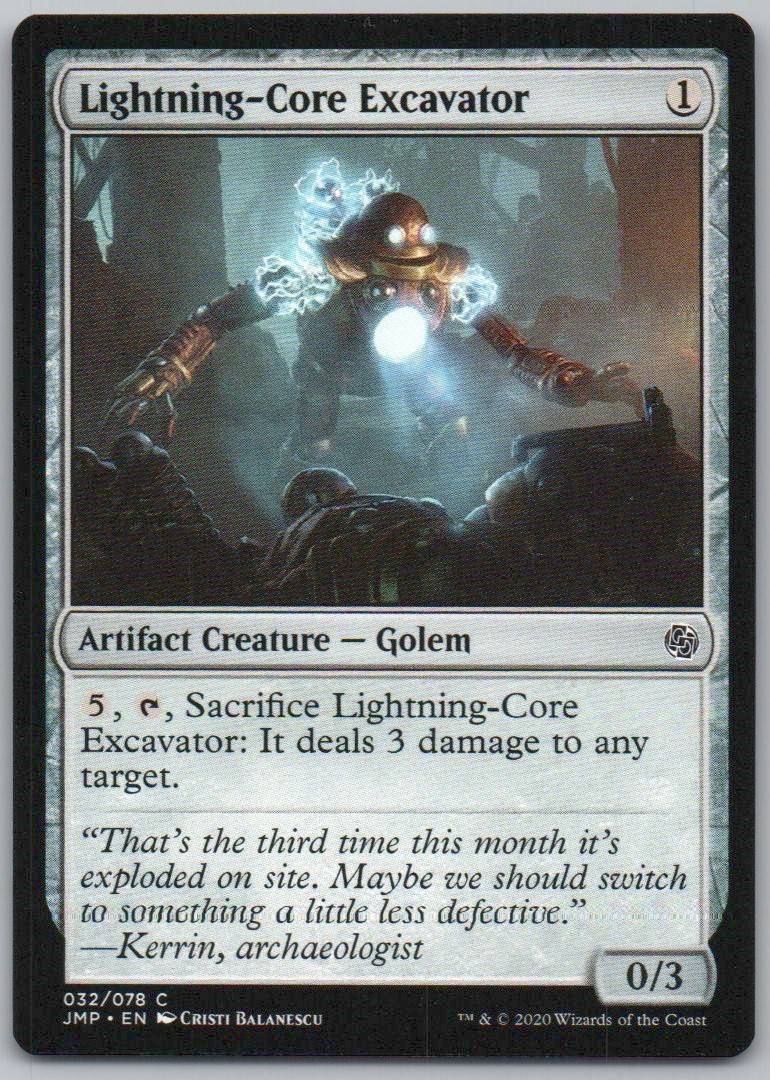 Lightning-Core Excavator 32 Normal Artifact Card - Jumpstart