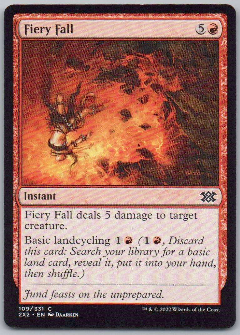 Fiery Fall 109 Normal Instant Card - Double Masters 2022