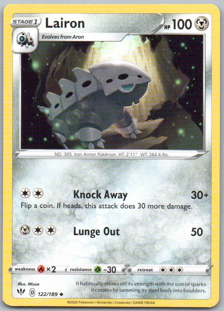 Lairon 122 Normal Metal Card - Darkness Ablaze