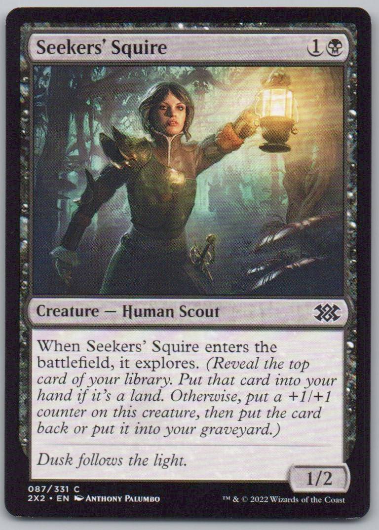 Seekers' Squire 87 Normal Creature Card - Double Masters 2022
