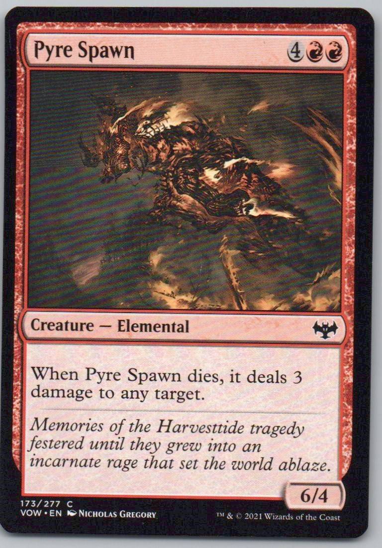 Pyre Spawn 173 Normal Creature Card - Innistrad: Crimson Vow