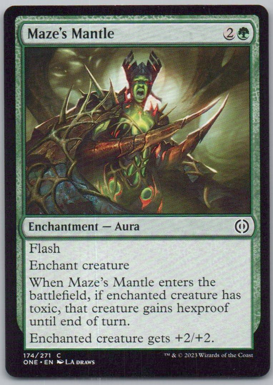 Maze's Mantle 174 Normal Enchantment Card - Phyrexia: All Will Be One