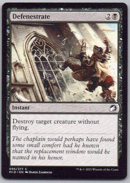 Defenestrate 95 Normal Instant Card - Innistrad: Midnight Hunt