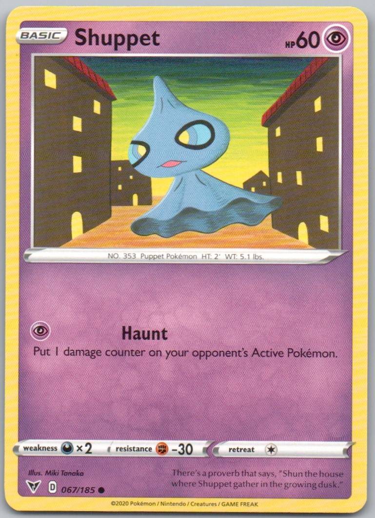 Shuppet 067 Normal Psychic Card - Vivid Voltage