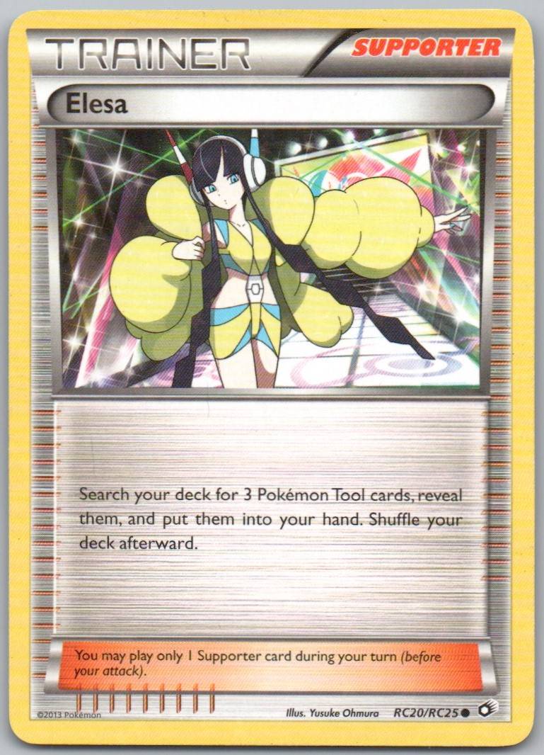 Elesa RC20 Holo Pokemon Card - Legendary Treasures: Radiant Collection