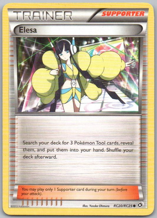Elesa RC20 Holo Pokemon Card - Legendary Treasures: Radiant Collection