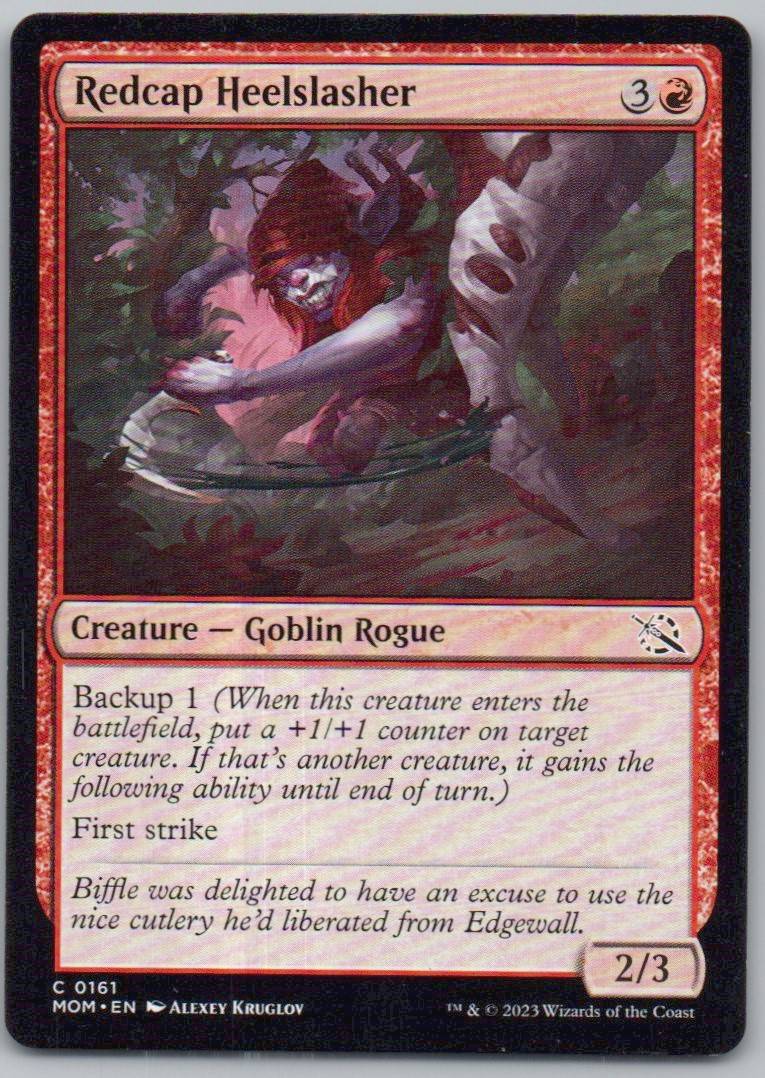 Redcap Heelslasher 161 0 Creature Card - March of the Machine