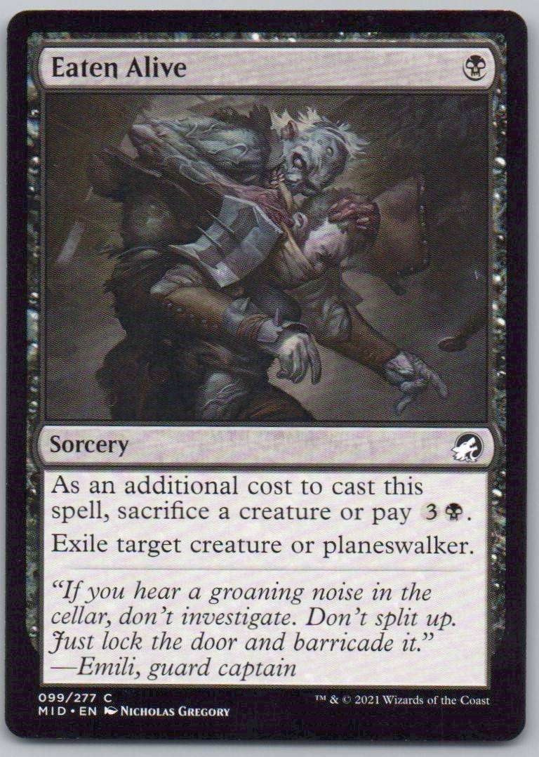 Eaten Alive 99 Normal Sorcery Card - Innistrad: Midnight Hunt