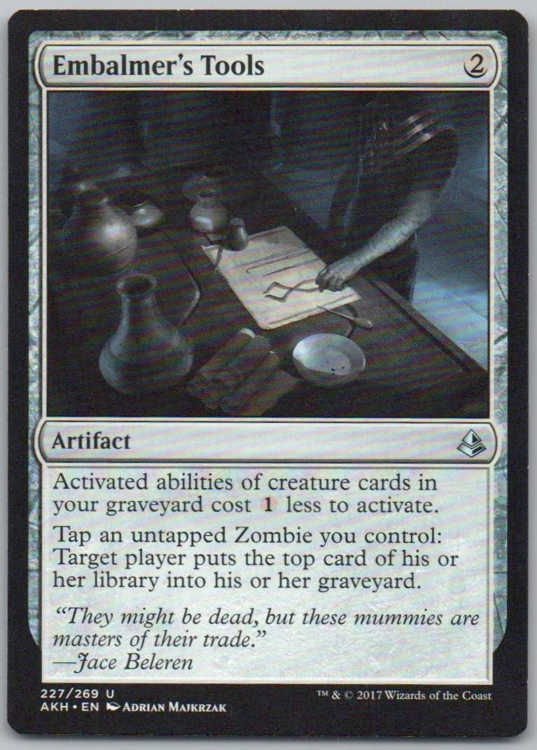 Embalmer's Tools 227 Normal Artifact Card - Amonkhet
