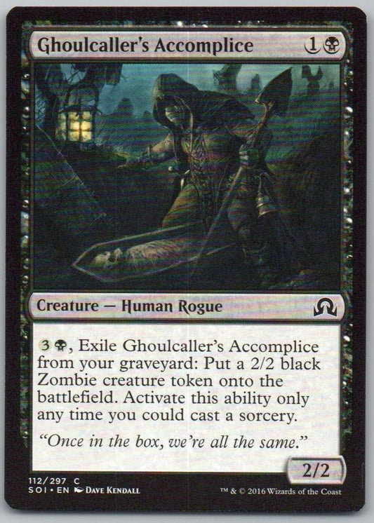 Ghoulcaller's Accomplice 112 Normal Creature Card - Shadows over Innistrad