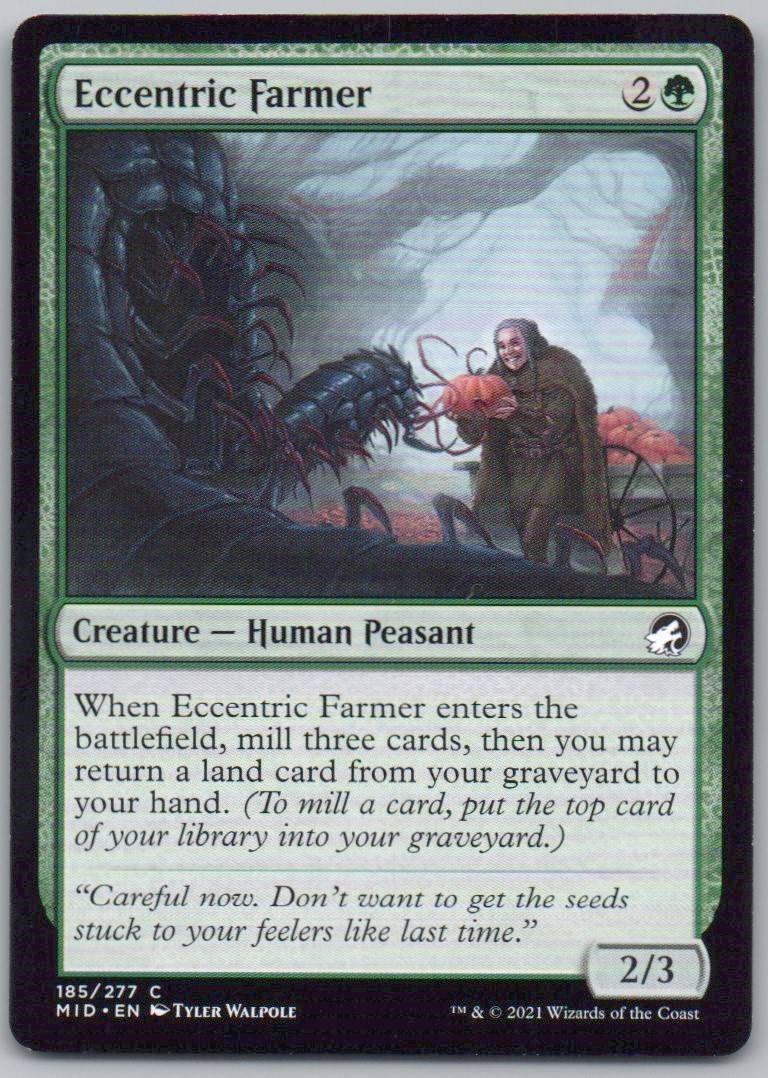 Eccentric Farmer 185 Normal Creature Card - Innistrad: Midnight Hunt