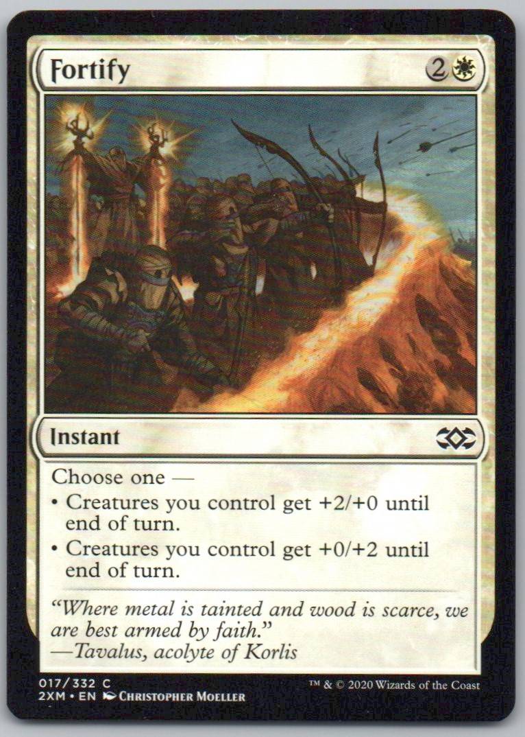 Fortify 17 Normal Instant Card - Double Masters