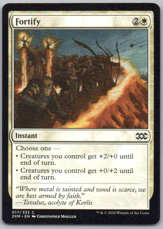 Fortify 17 Normal Instant Card - Double Masters