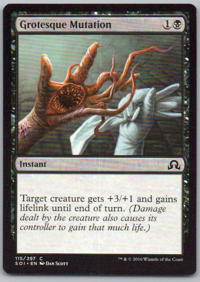 Grotesque Mutation 115 Normal Instant Card - Shadows over Innistrad