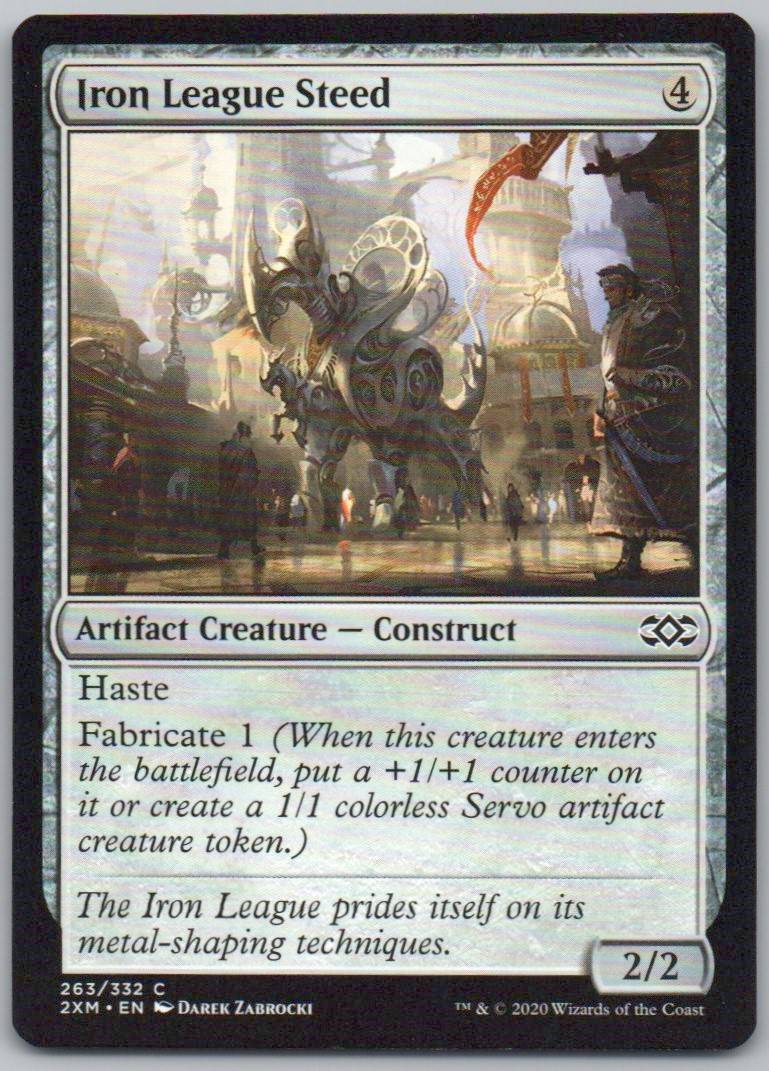 Iron League Steed 263 Normal Artifact Card - Double Masters