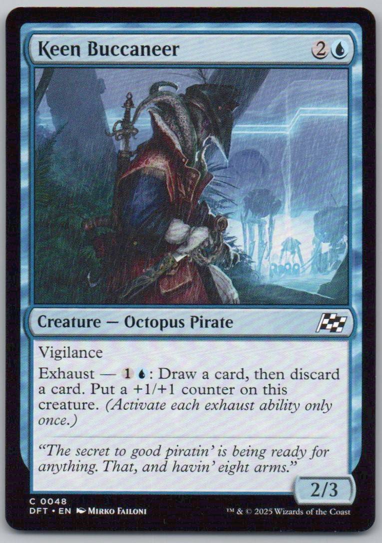 Keen Buccaneer 48 Normal Creature Card - Aetherdrift