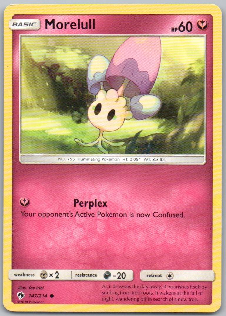Morelull 147 Normal Fairy Card - Lost Thunder