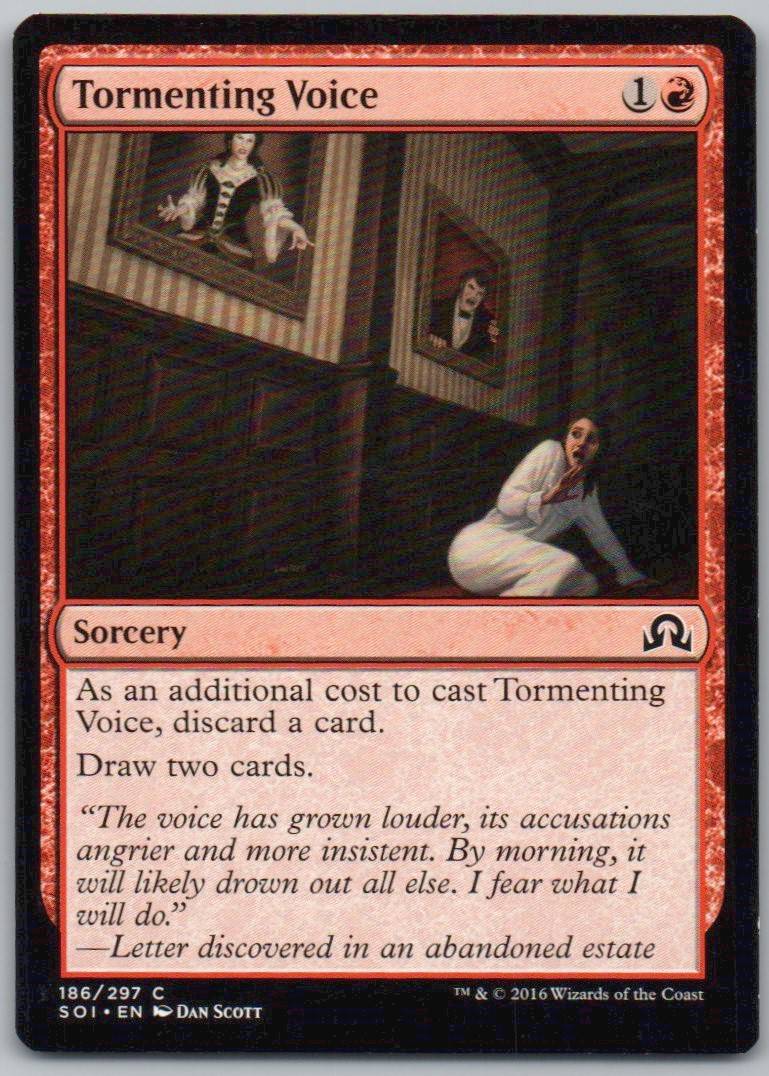 Tormenting Voice 186 Normal Sorcery Card - Shadows over Innistrad