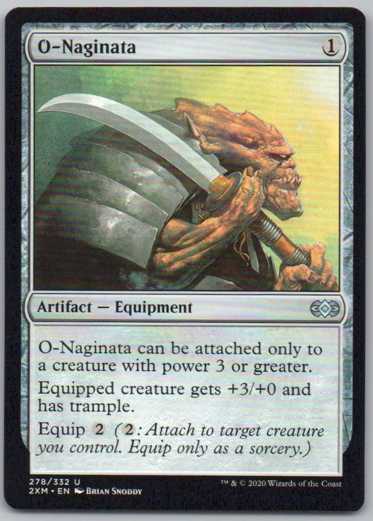 O-Naginata 278 Normal Artifact Card - Double Masters