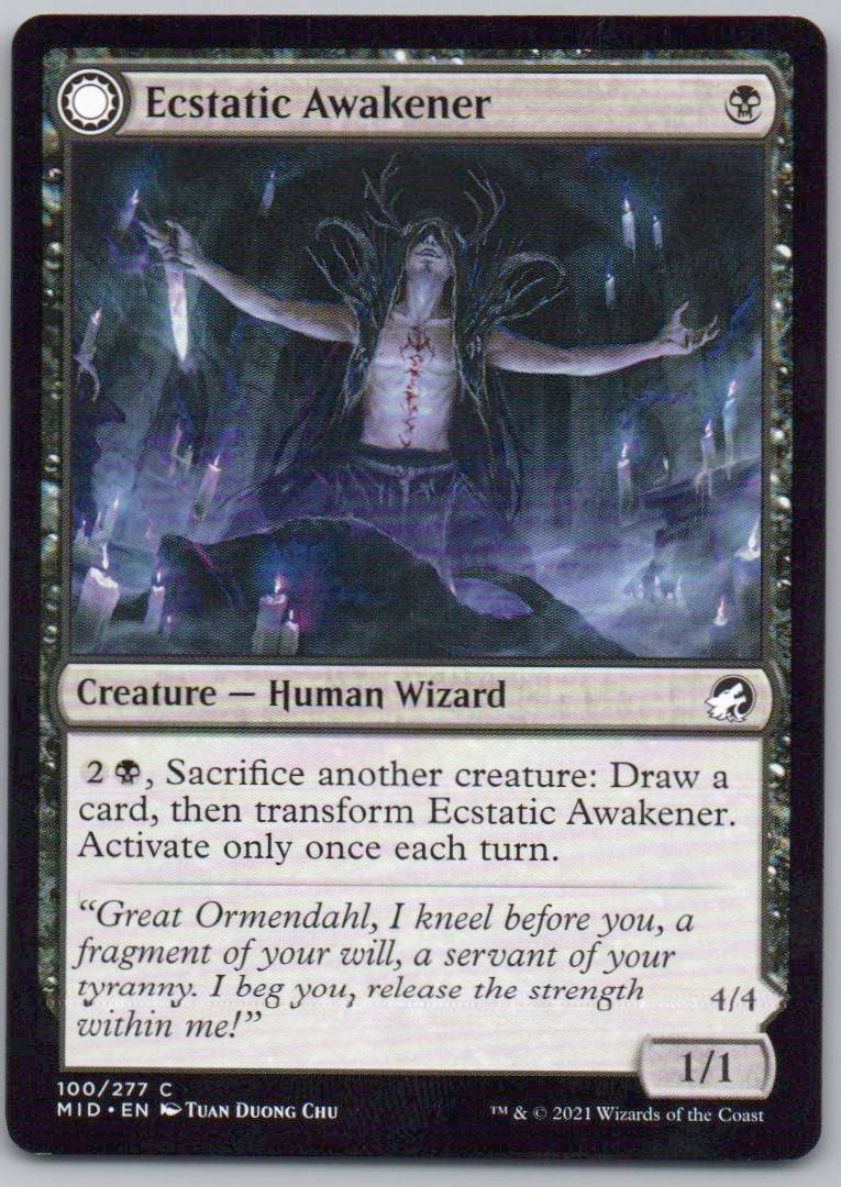 Ecstatic Awakener 100 Normal Creature Card - Innistrad: Midnight Hunt