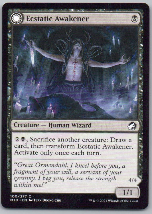 Ecstatic Awakener 100 Normal Creature Card - Innistrad: Midnight Hunt