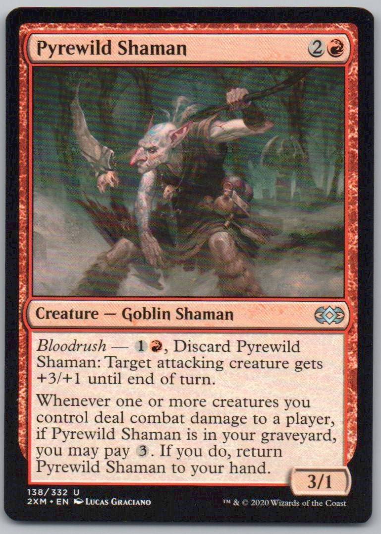 Pyrewild Shaman 138 Normal Creature Card - Double Masters