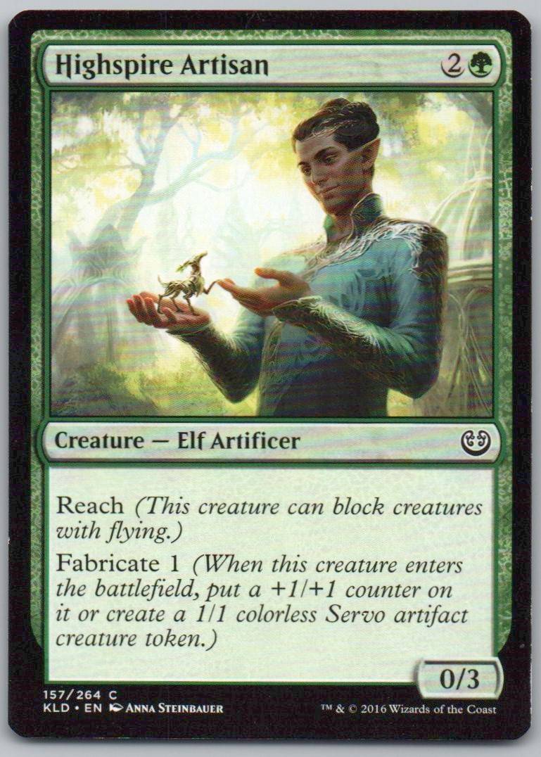 Highspire Artisan 157 Normal Creature Card - Kaladesh