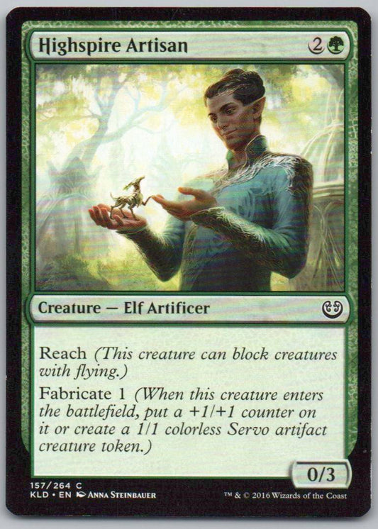 Highspire Artisan 157 Normal Creature Card - Kaladesh