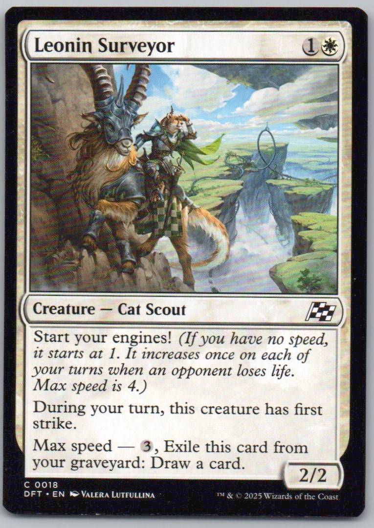 Leonin Surveyor 18 Normal Creature Card - Aetherdrift